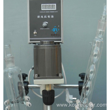 5L single layer glass reactor laboratory equipment